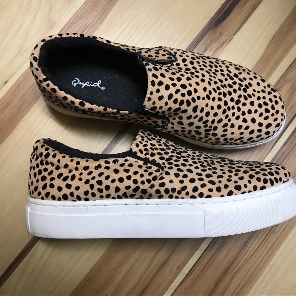 PRICE FIRM🛑Leopard platform sneakers